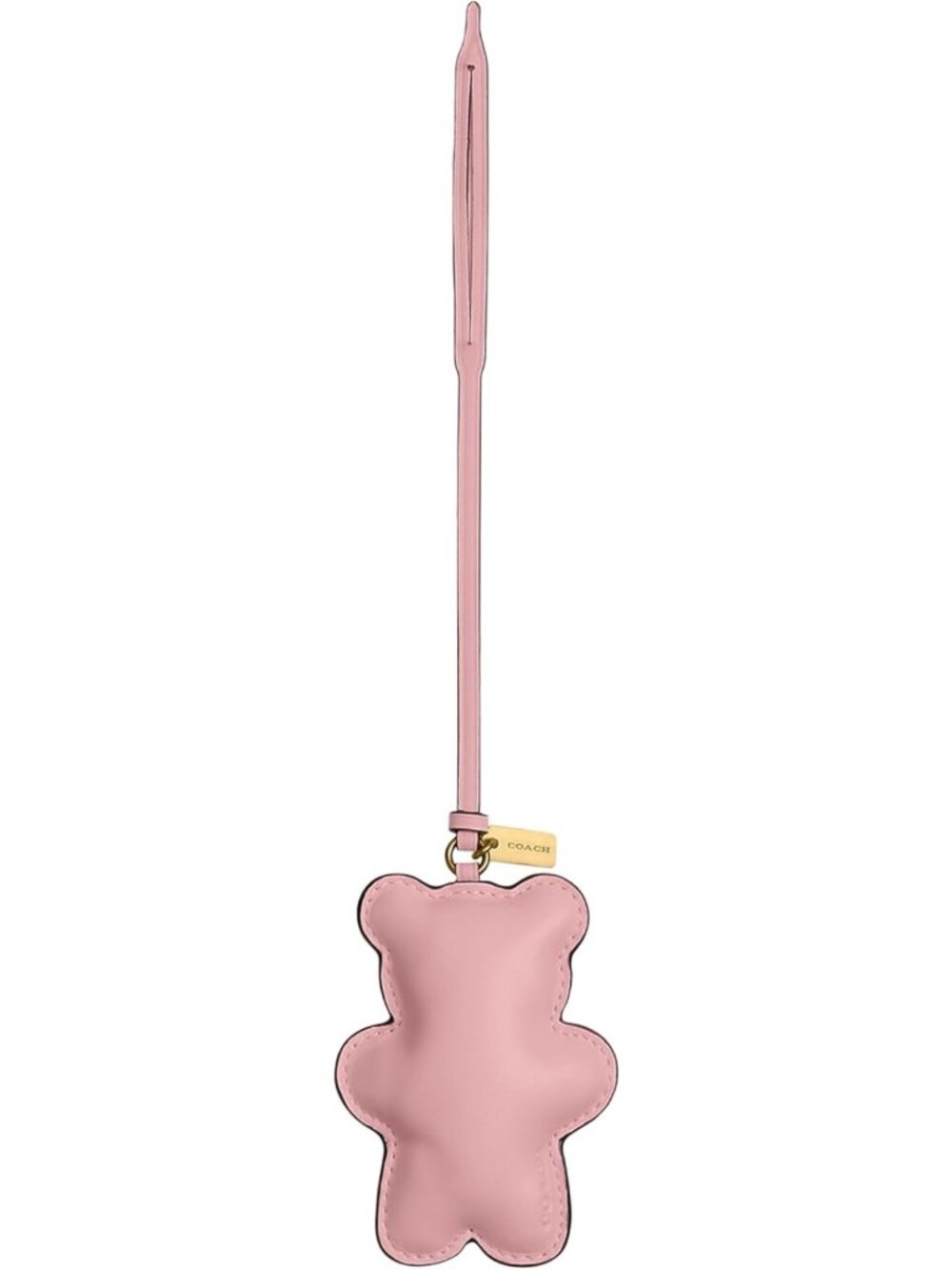 Puffy Leather Bear Bag Charm | Cute Keychain Accessory for Bags & Backpacks